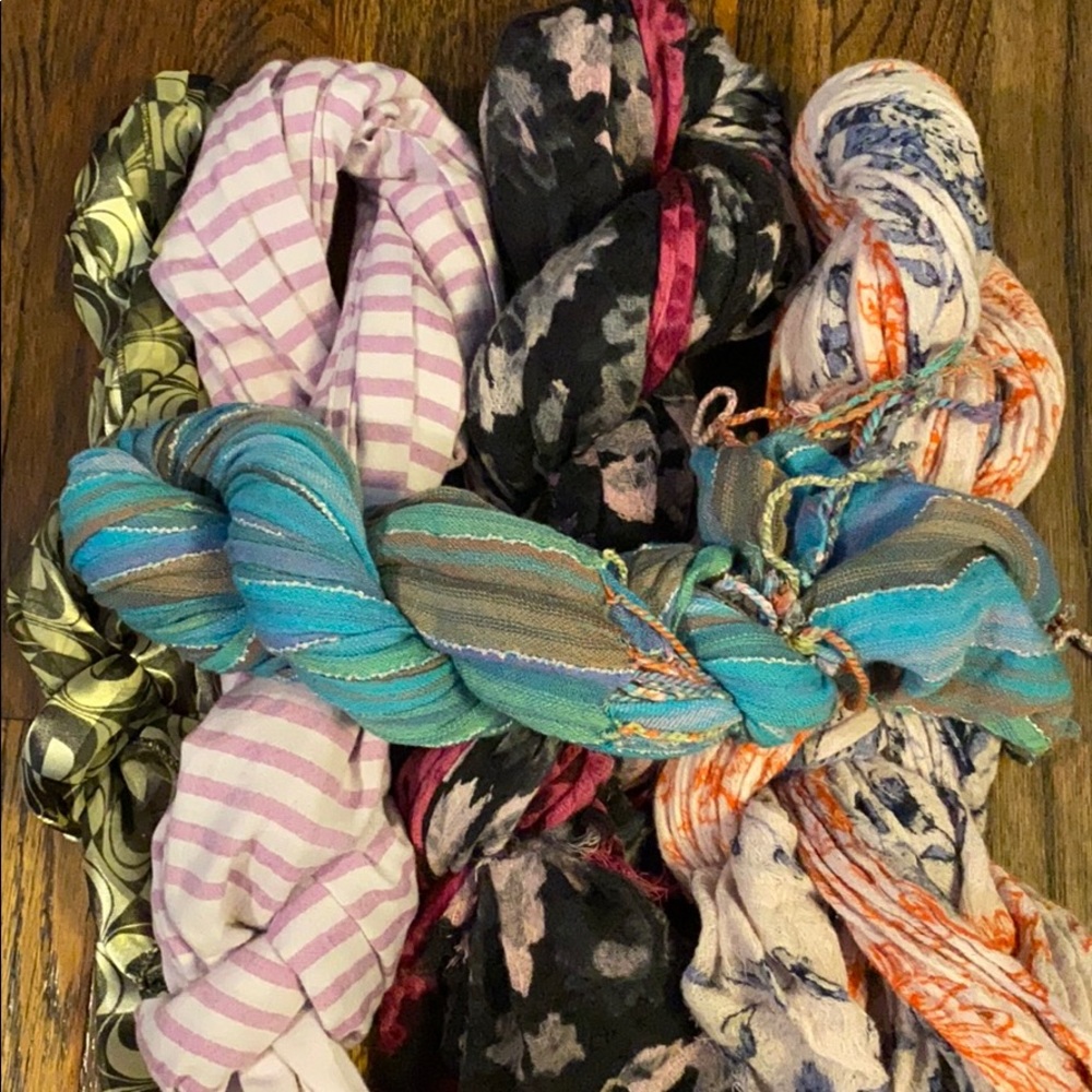 5 scarves